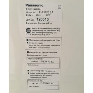 model sp Panasonic F-PMF35A