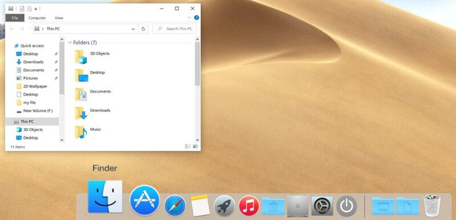 Hướng dẫn xài Windows 10 nhưng tận hưởng giao diện đẹp ngầu sang chảnh của MacOS - Ảnh 14. Hướng dẫn xài Windows 10 nhưng tận hưởng giao diện đẹp ngầu sang chảnh của MacOS - Ảnh 14.