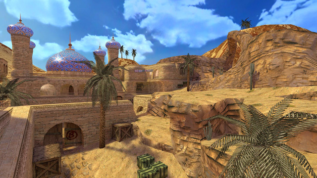 Game thủ remake lại bản đồ Dust2 huyền thoại với đồ họa cực kì đẹp mắt - Ảnh 4. Game thủ remake lại bản đồ Dust2 huyền thoại với đồ họa cực kì đẹp mắt - Ảnh 4.