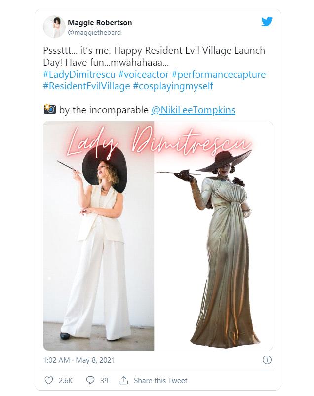 Gặp gỡ nữ ác nhân Lady Dimitrescu ngoài đời, xinh đẹp và nóng bỏng không kém trong game - Ảnh 3.