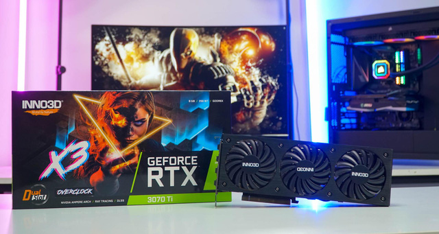 Đánh giá INNO3D RTX 3070 Ti X3 OC: Chất lượng, siêu mạnh mẽ cân tất mọi game AAA - Ảnh 1. Đánh giá INNO3D RTX 3070 Ti X3 OC: Chất lượng, siêu mạnh mẽ cân tất mọi game AAA - Ảnh 1.